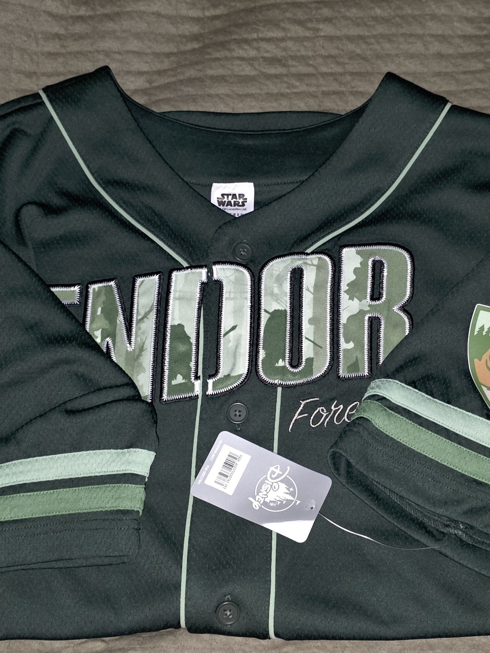 Endor Baseball Jersey Shirt for Adults – Star Wars XL - Picture 5 of 8